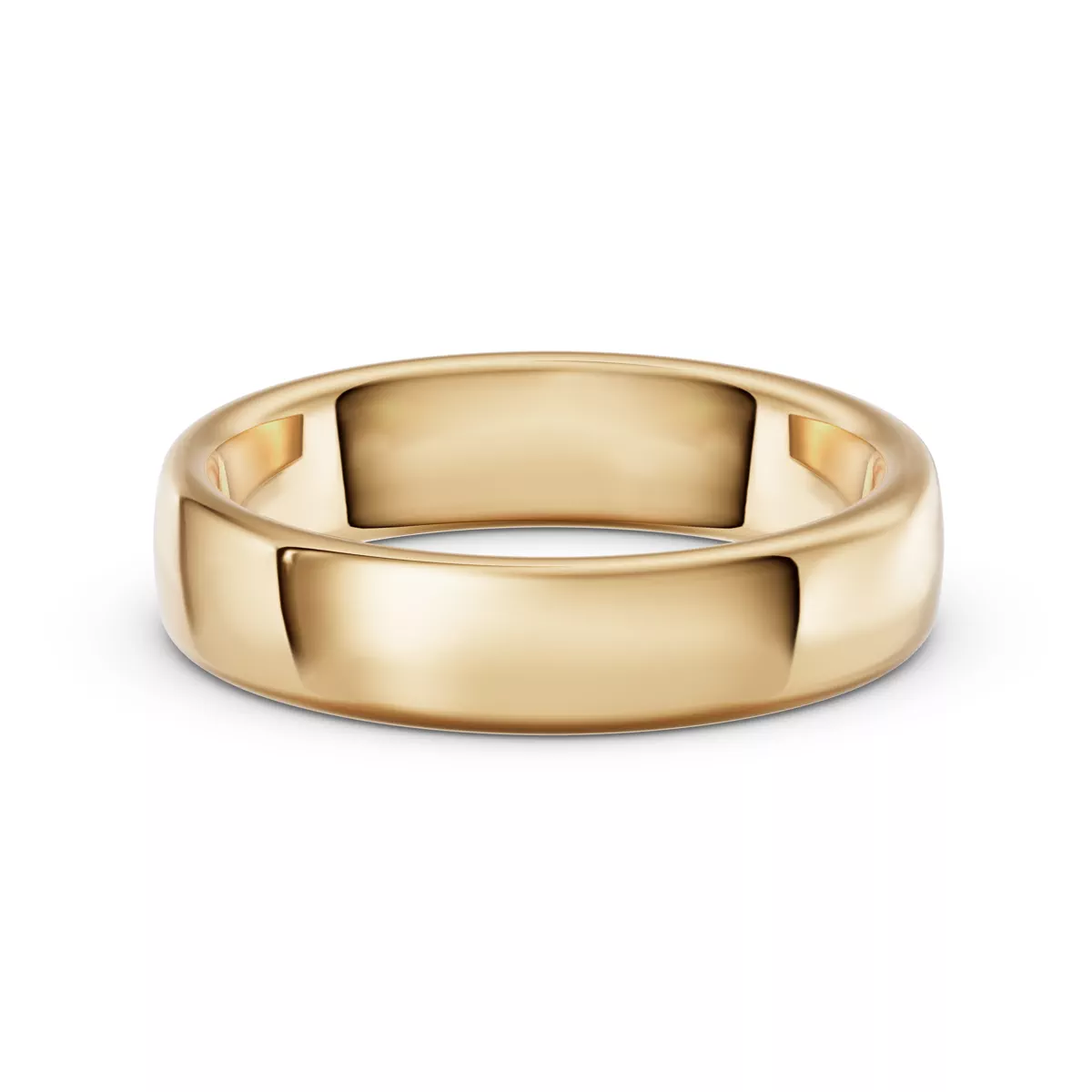 Euro Comfort-Fit Plain Band (5.5mm) - 14K Yellow Gold