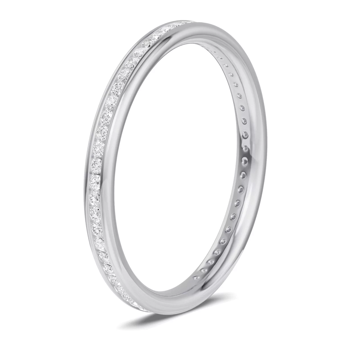 Channel-Set Lab Eternity Band (.25ct. tw.) - Platinum
