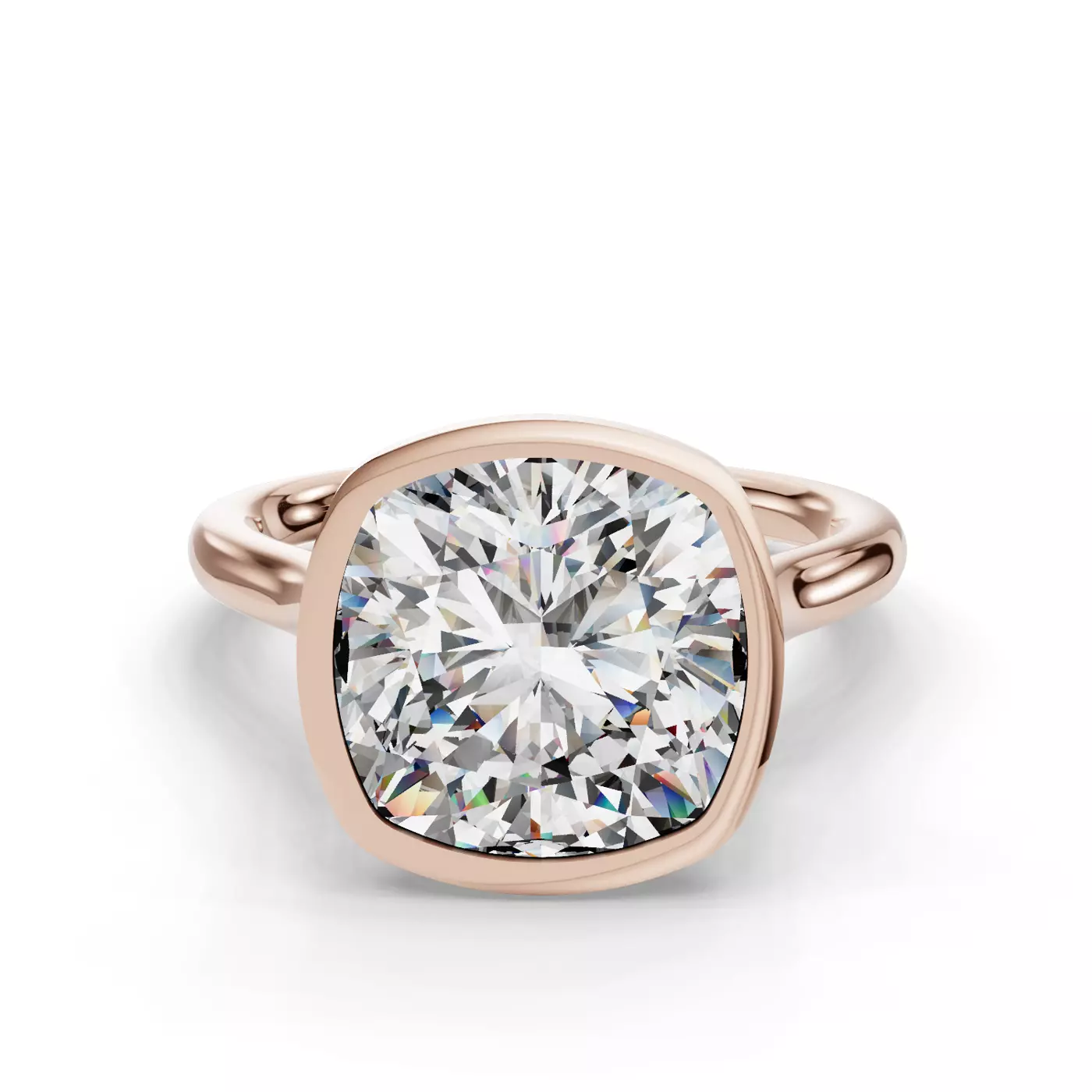 Classic Solitaire 14K Rose Gold Engagement Ring