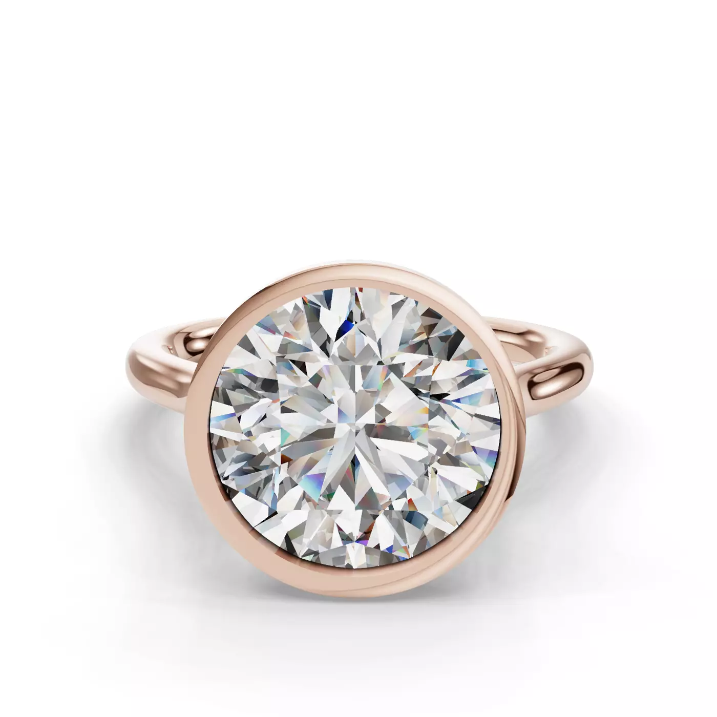 Classic Solitaire 14K Rose Gold Engagement Ring