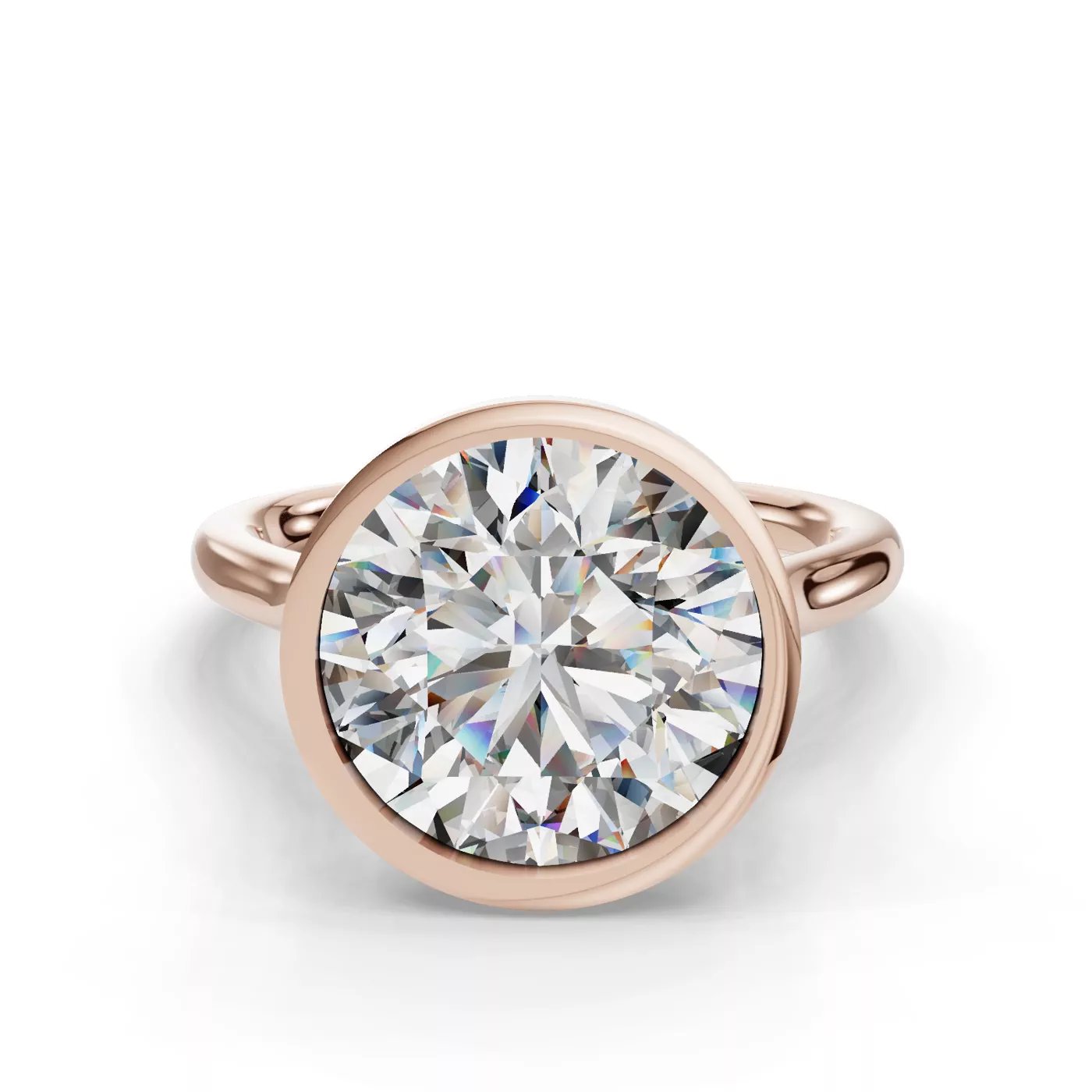 Classic Solitaire 14K Rose Gold Engagement Ring