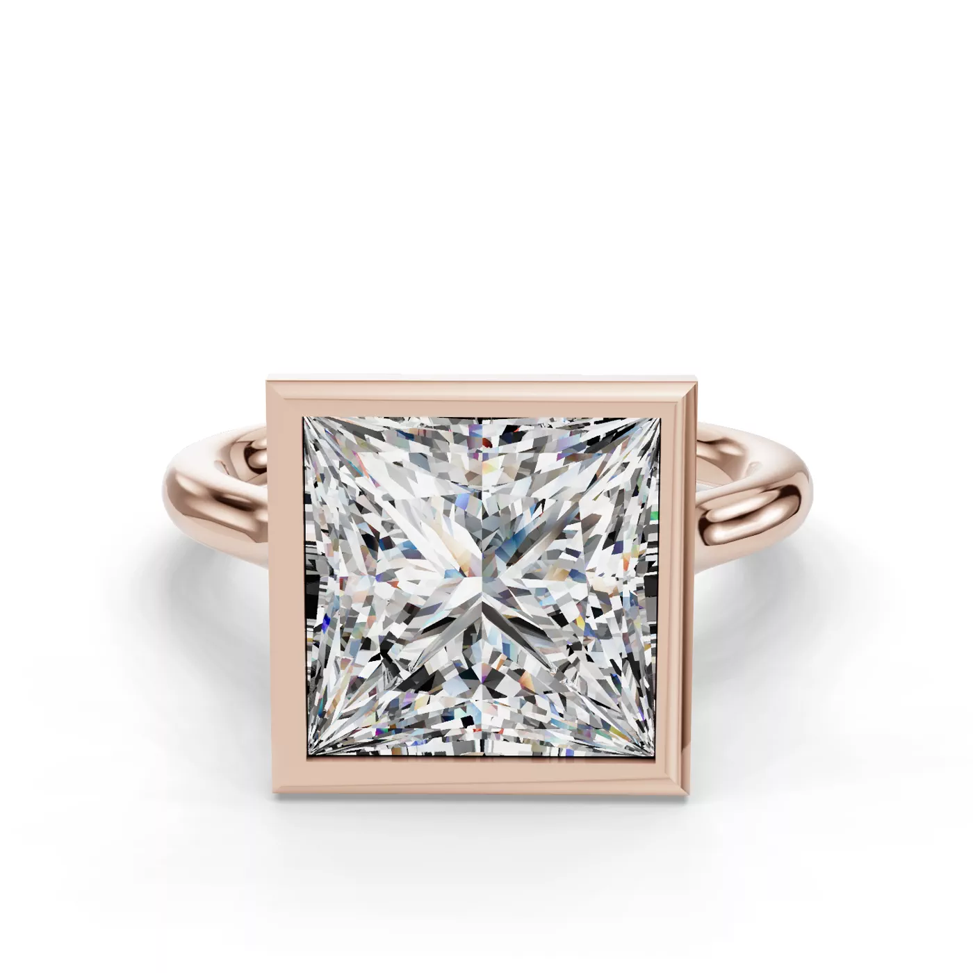 Classic Solitaire 14K Rose Gold Engagement Ring