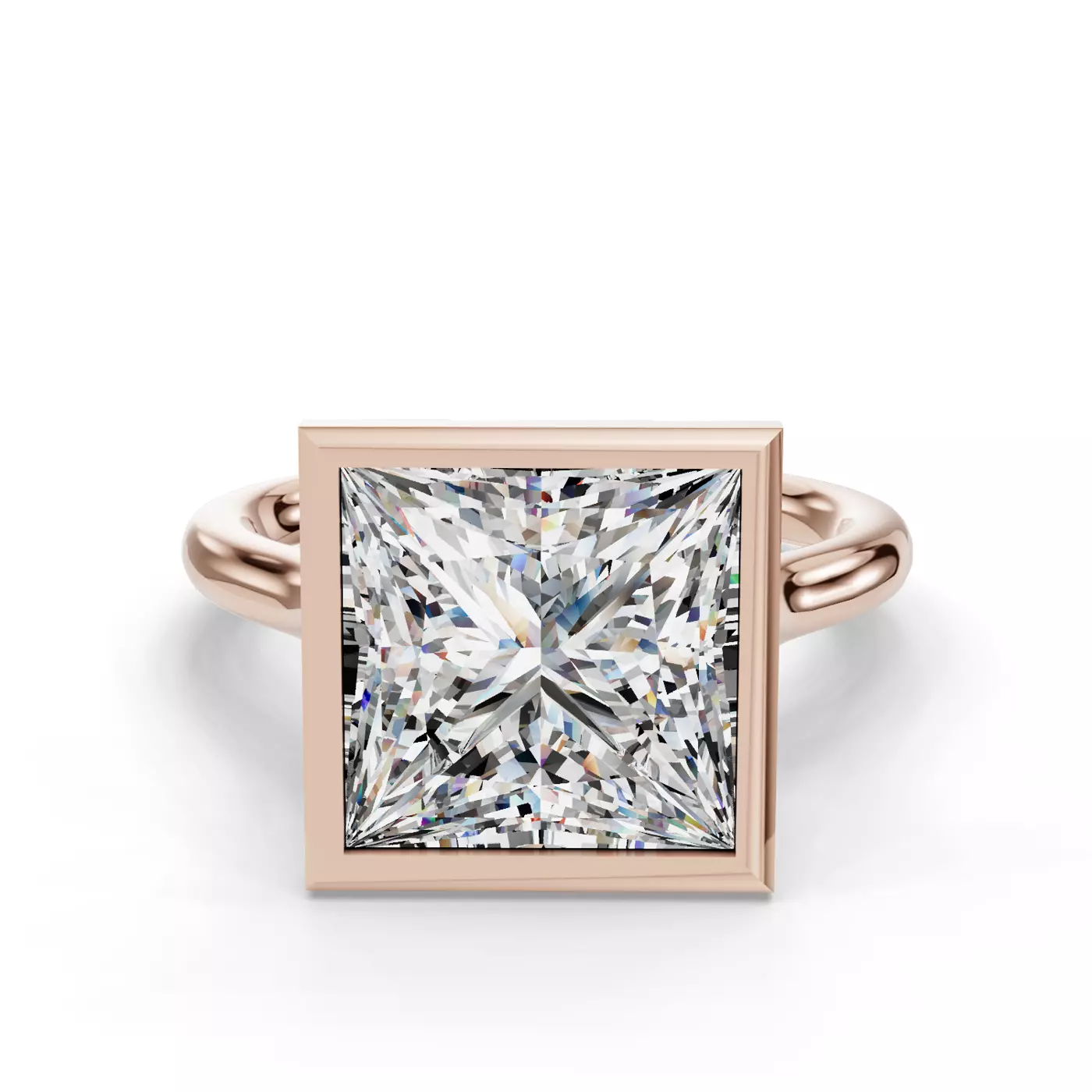 Classic Solitaire 14K Rose Gold Engagement Ring