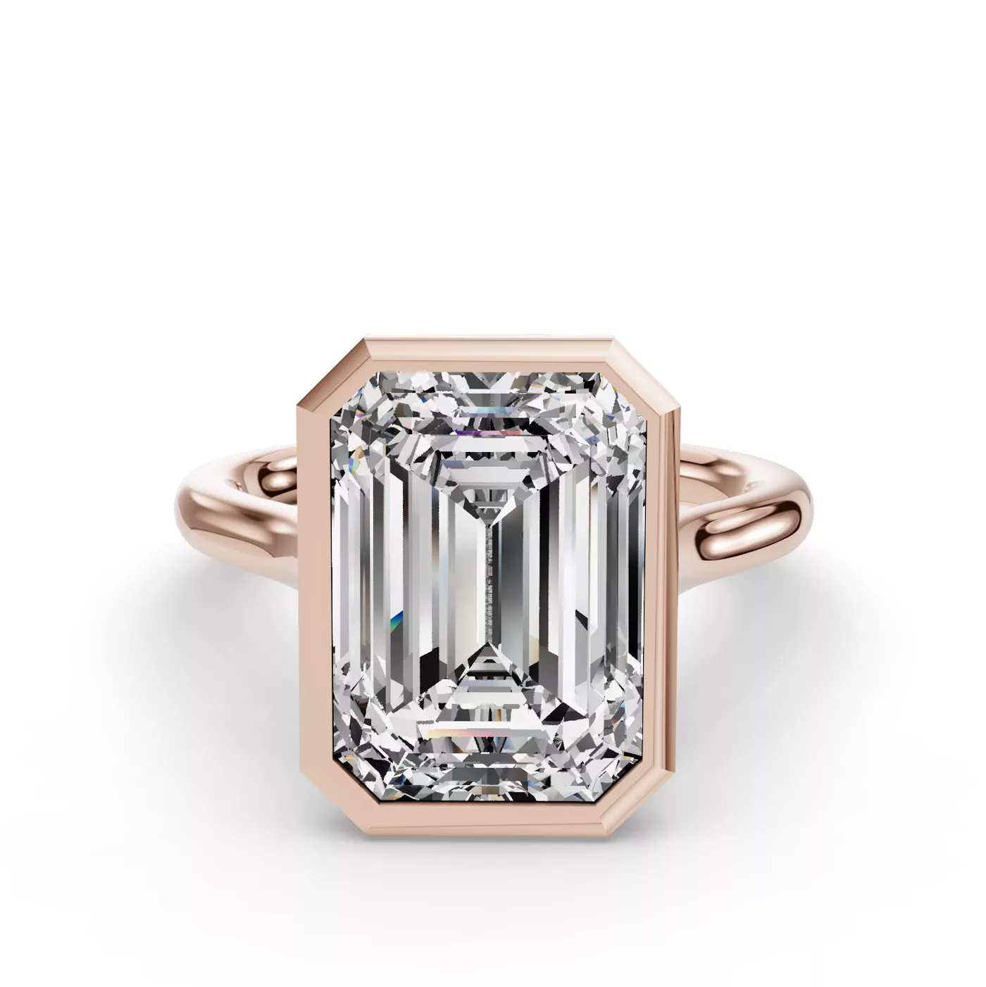 Classic Solitaire 14K Rose Gold Engagement Ring