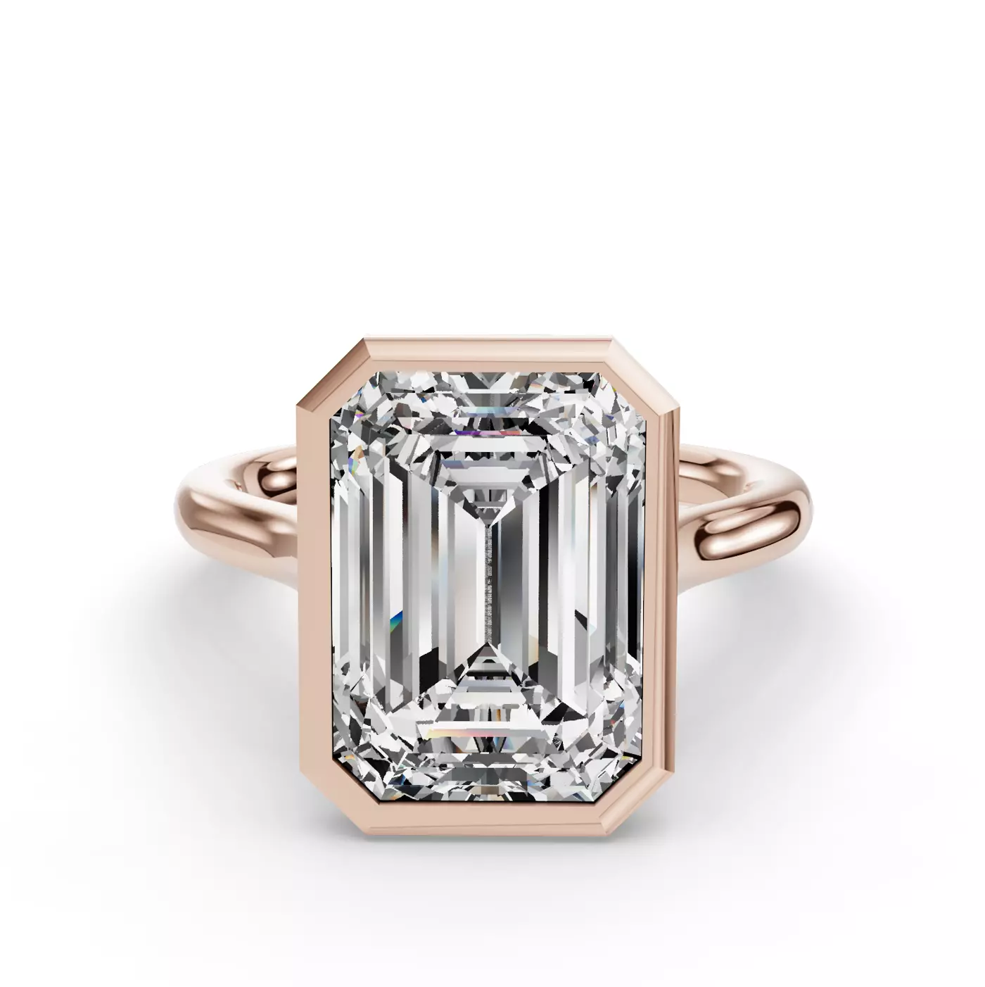 Classic Solitaire 14K Rose Gold Engagement Ring