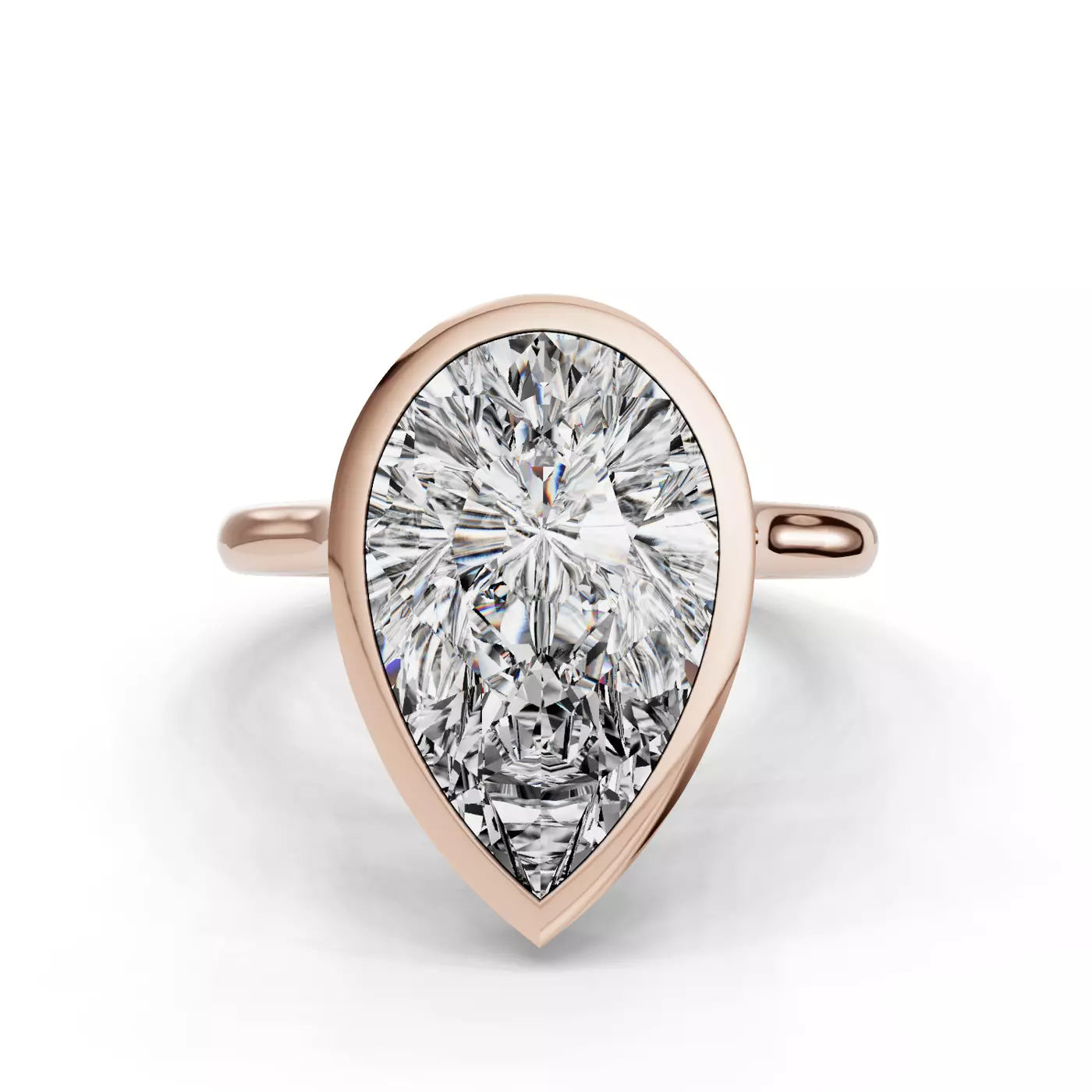 Classic Solitaire 14K Rose Gold Engagement Ring