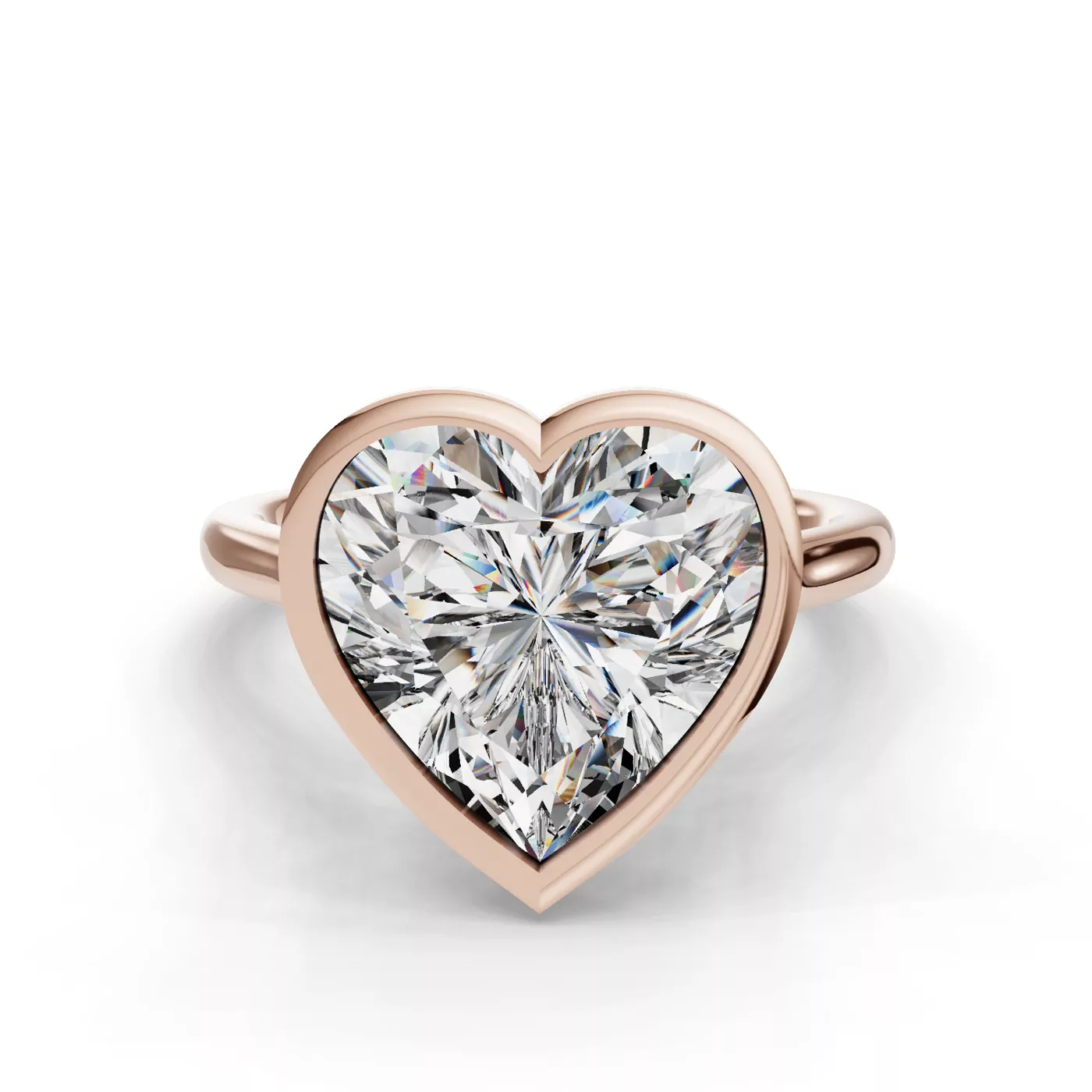 Classic Solitaire 14K Rose Gold Engagement Ring