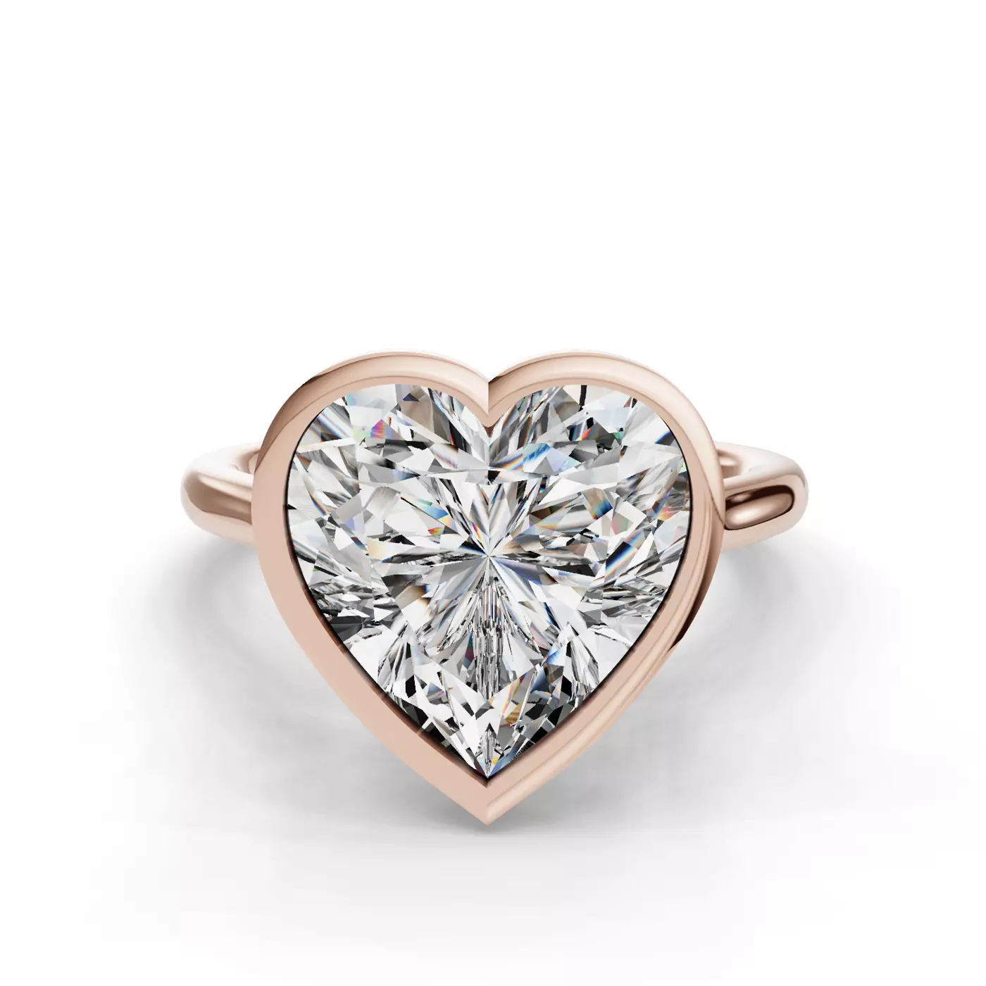 Classic Solitaire 14K Rose Gold Engagement Ring