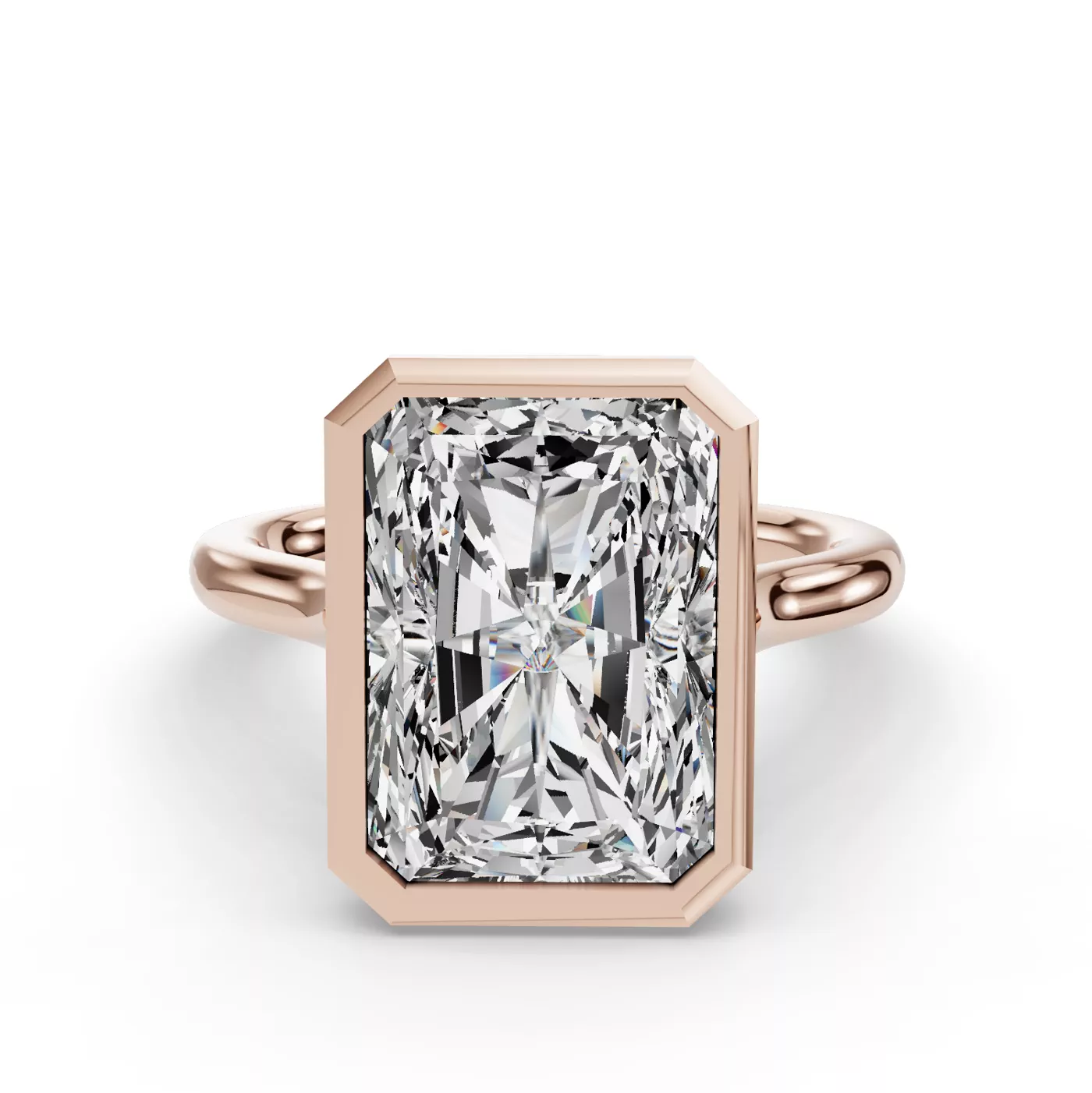 Classic Solitaire 14K Rose Gold Engagement Ring
