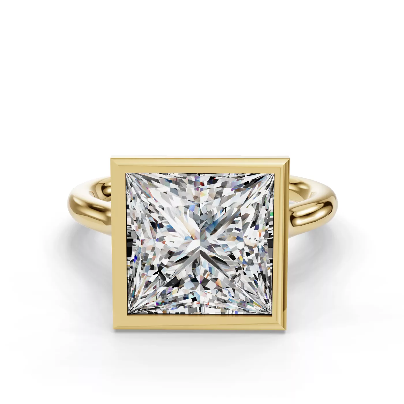 Classic Solitaire 14K Yellow Gold Engagement Ring