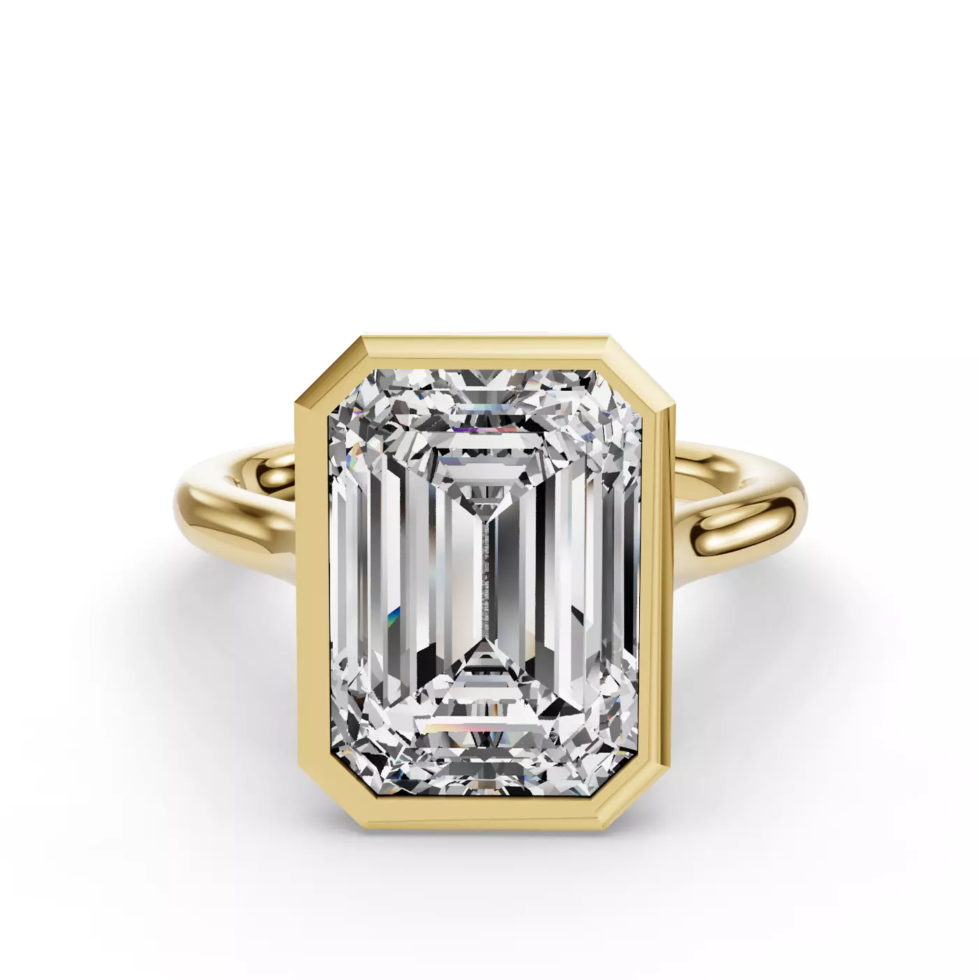 Classic Solitaire 14K Yellow Gold Engagement Ring