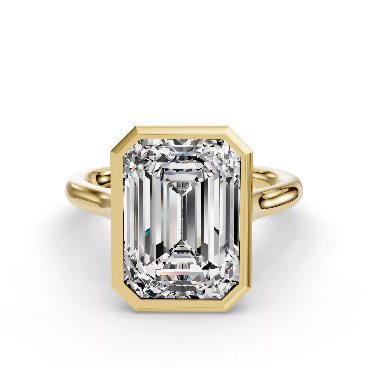 Classic Solitaire 14K Yellow Gold Engagement Ring
