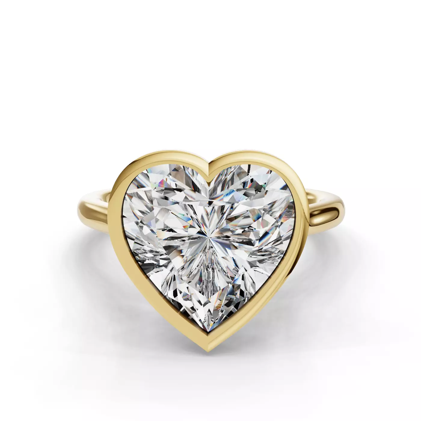 Classic Solitaire 14K Yellow Gold Engagement Ring