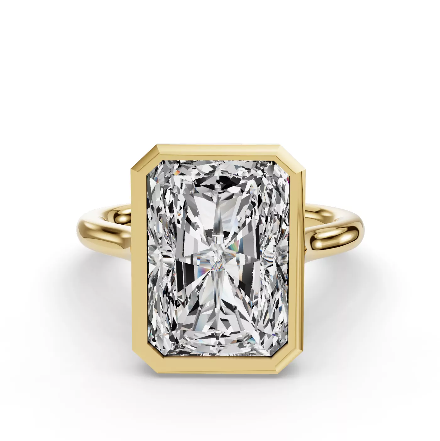 Classic Solitaire 14K Yellow Gold Engagement Ring