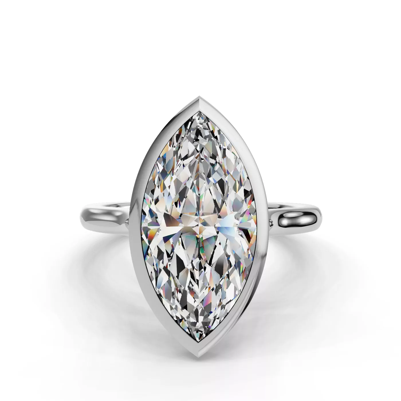 Classic Solitaire Platinum Engagement Ring