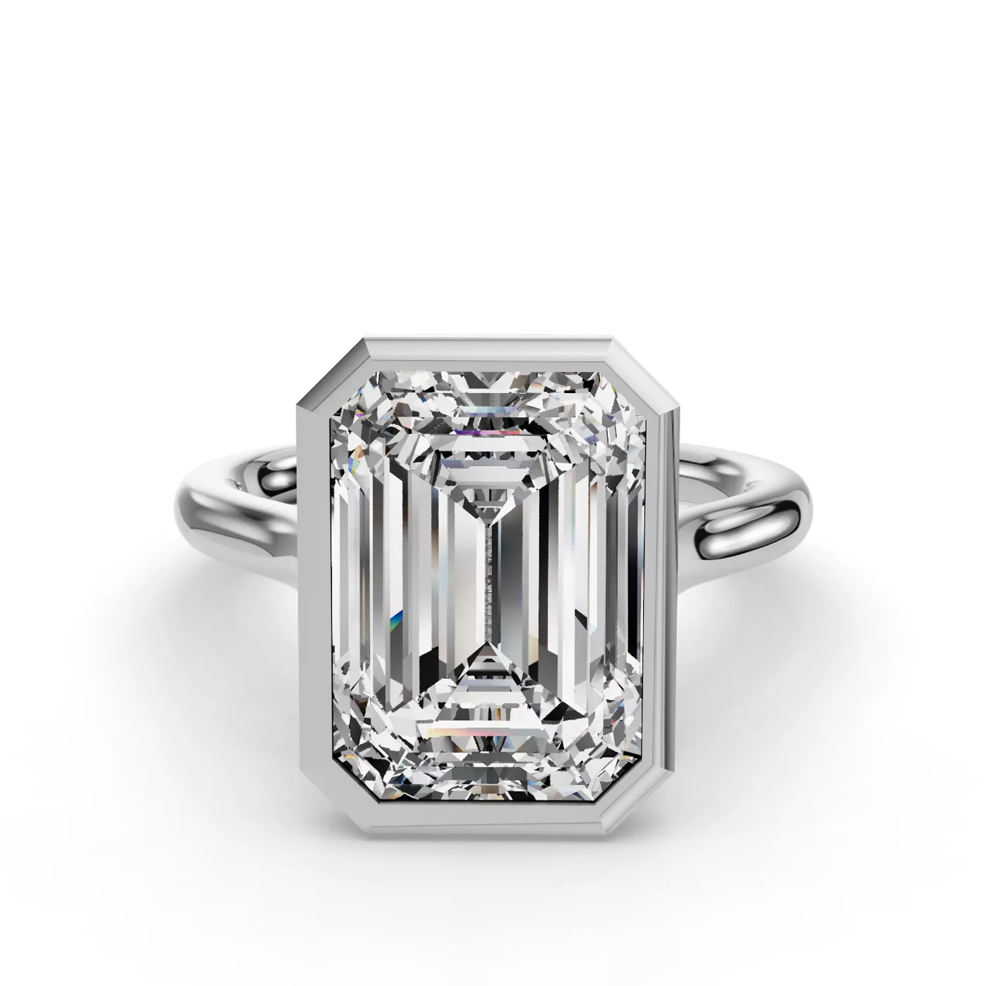 Classic Solitaire Platinum Engagement Ring