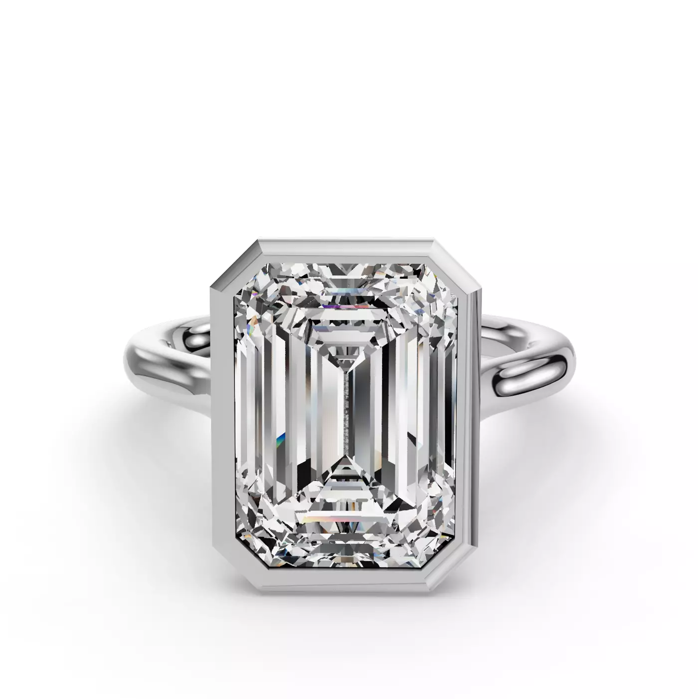 Classic Solitaire Platinum Engagement Ring