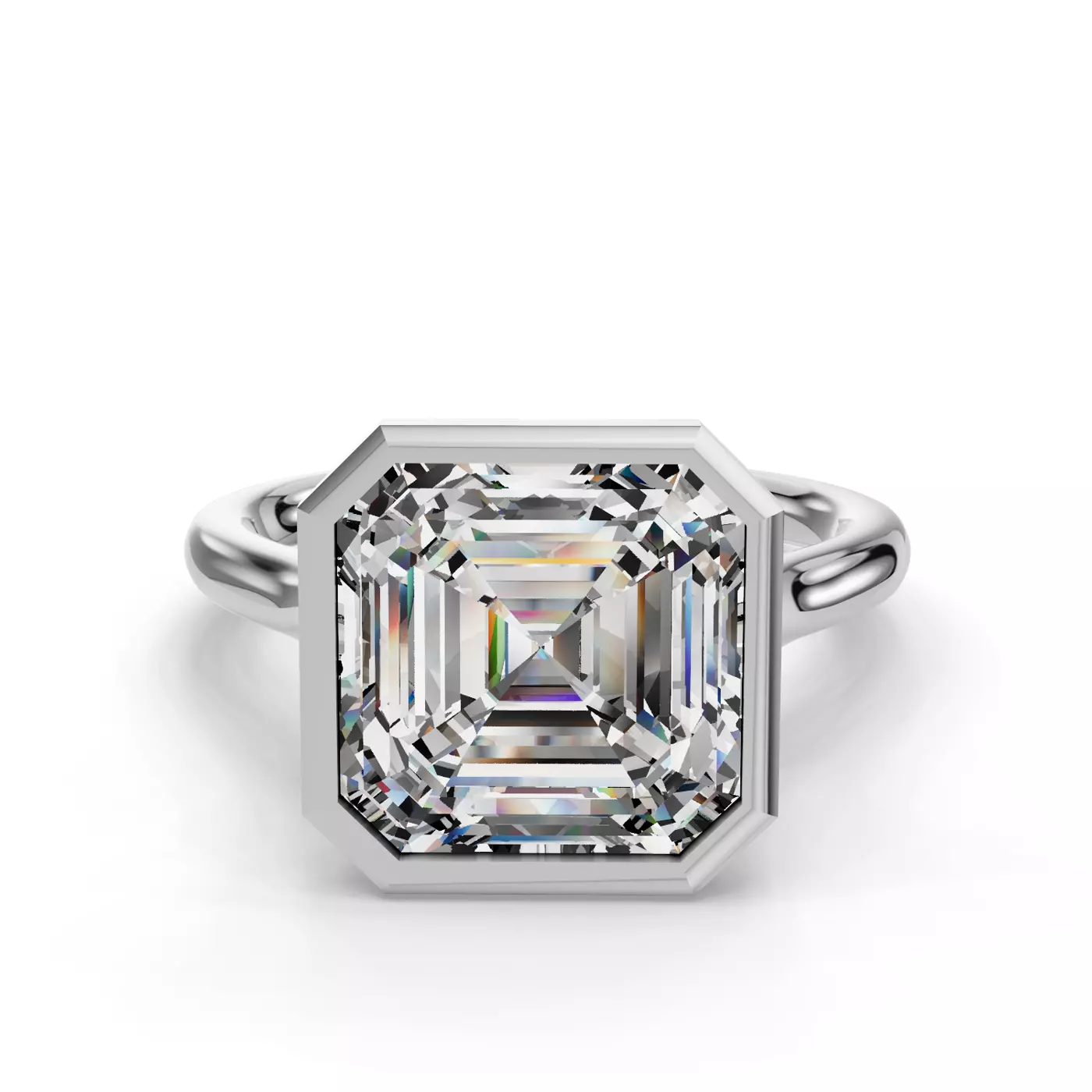 Classic Solitaire Platinum Engagement Ring