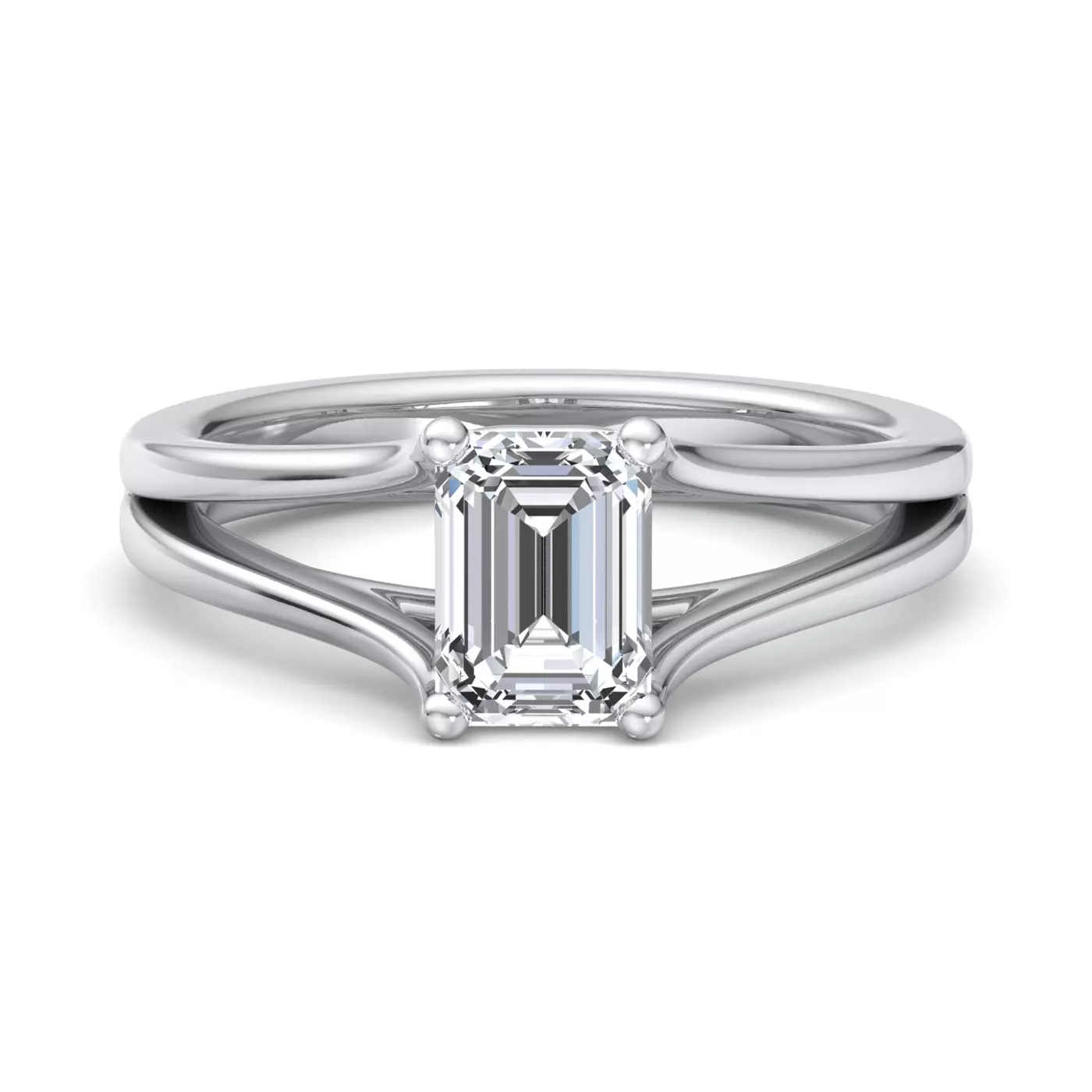 Classic Solitaire Focus Platinum Engagement Ring