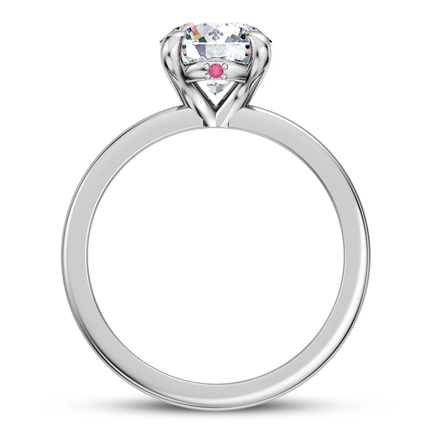 Classic Solitaire Focus Platinum Engagement Ring