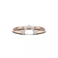 Cora Diamond Band - 14K Rose Gold