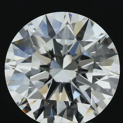 3.17ct G VS2 Rare Carat Ideal Cut Round Diamond