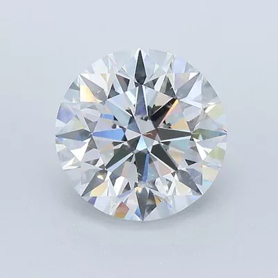 2.80ct E SI1 Rare Carat Ideal Cut Round Diamond