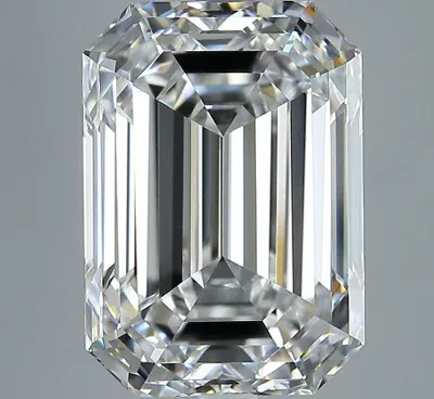 7.00ct F VS2 Excellent Cut Emerald Diamond