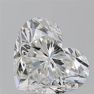 3.62ct H VS1 Rare Carat Ideal Cut Heart Diamond