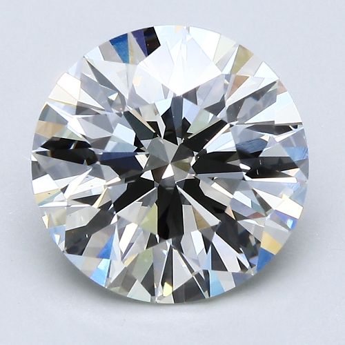 3.74ct J VS2 Rare Carat Ideal Cut Round Diamond