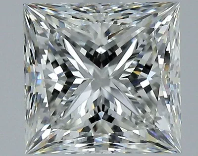 3.21ct I VS2 Rare Carat Ideal Cut Princess Diamond