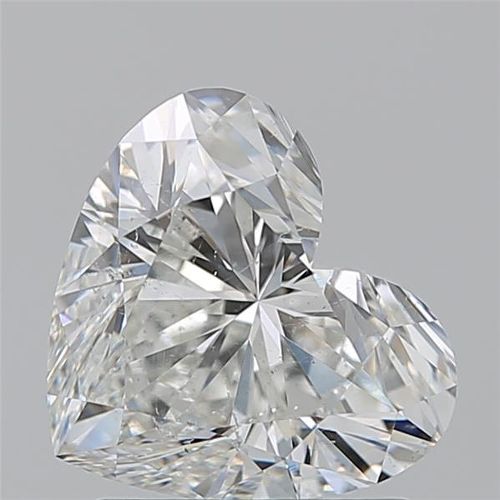 1.71ct H SI2 Rare Carat Ideal Cut Heart Diamond