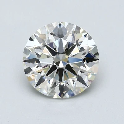 2.80ct K VS2 Rare Carat Ideal Cut Round Diamond