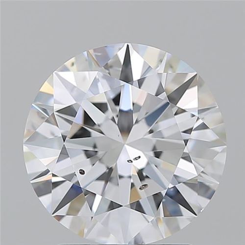 2.70ct D SI1 Rare Carat Ideal Cut Round Diamond