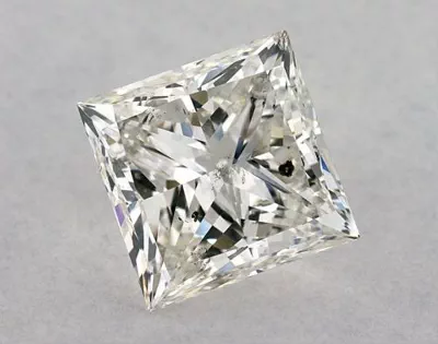 3.50ct H SI2 Very Good Cut Princess Diamond