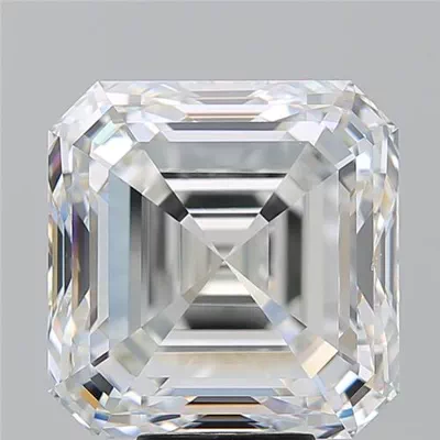10.03ct E VS2 Rare Carat Ideal Cut Asscher Diamond