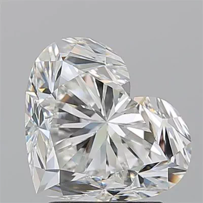 3.03ct H VS1 Rare Carat Ideal Cut Heart Diamond