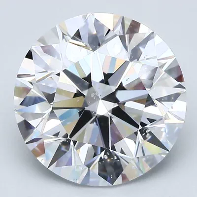 5.02ct D SI2 Excellent Cut Round Diamond