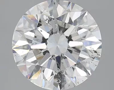 4.01ct F SI2 Rare Carat Ideal Cut Round Diamond