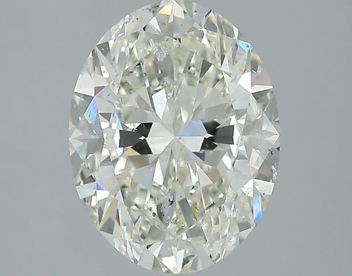 3.02ct J SI2 Very Good Cut Oval Diamond