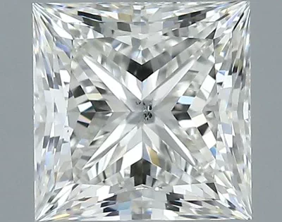 1.60ct I SI1 Rare Carat Ideal Cut Princess Diamond