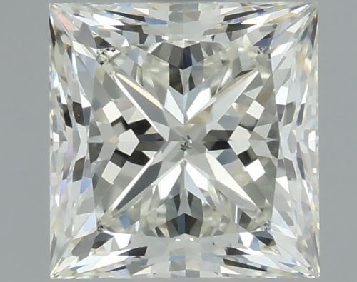 0.91ct K SI1 Rare Carat Ideal Cut Princess Diamond