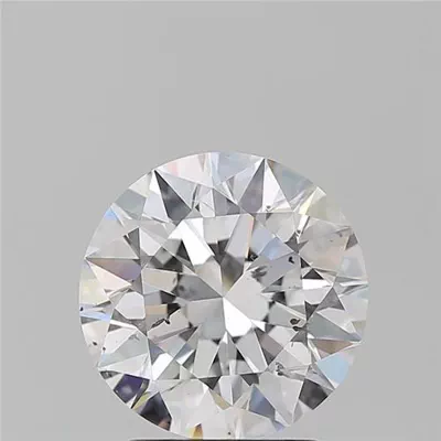 2.80ct D SI2 Rare Carat Ideal Cut Round Diamond