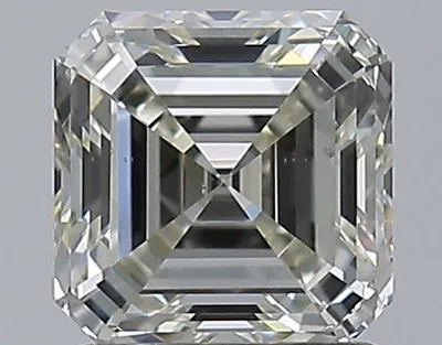 1.29ct K VS2 Rare Carat Ideal Cut Asscher Diamond