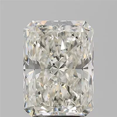 3.07ct K SI2 Rare Carat Ideal Cut Radiant Diamond