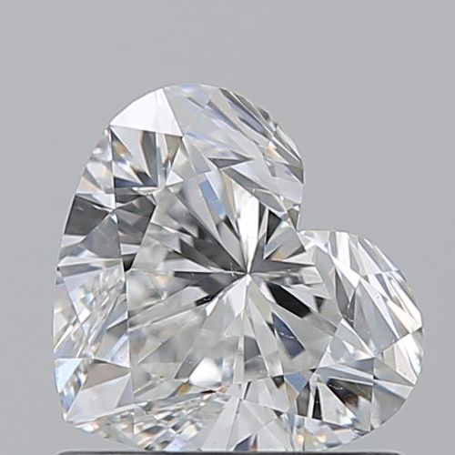 0.92ct F SI2 Rare Carat Ideal Cut Heart Diamond