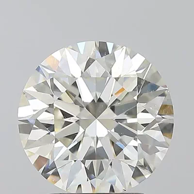 2.50ct K VS2 Rare Carat Ideal Cut Round Diamond