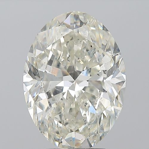 4.01ct J SI2 Rare Carat Ideal Cut Oval Diamond