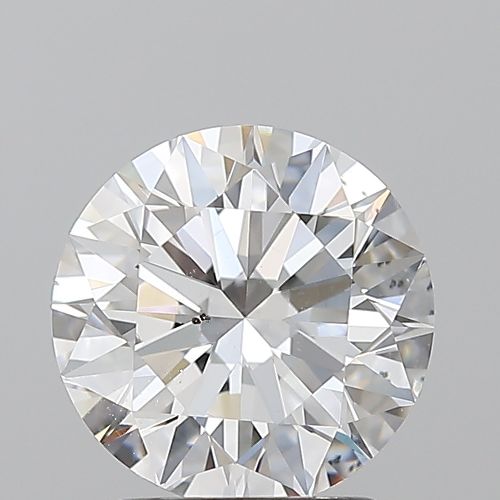 2.01ct D SI1 Rare Carat Ideal Cut Round Diamond