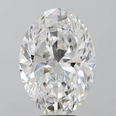 8.01ct D VS2 Rare Carat Ideal Cut Oval Diamond